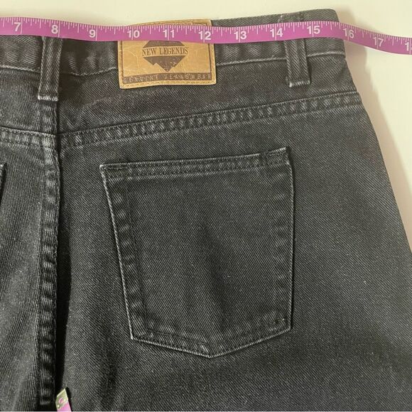 Vintage New Legends Black Straight Leg Jeans GUC Size 32 - Picture 4 of 11
